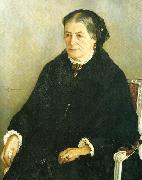 Ernst Josephson portratt av konstnarens moder painting